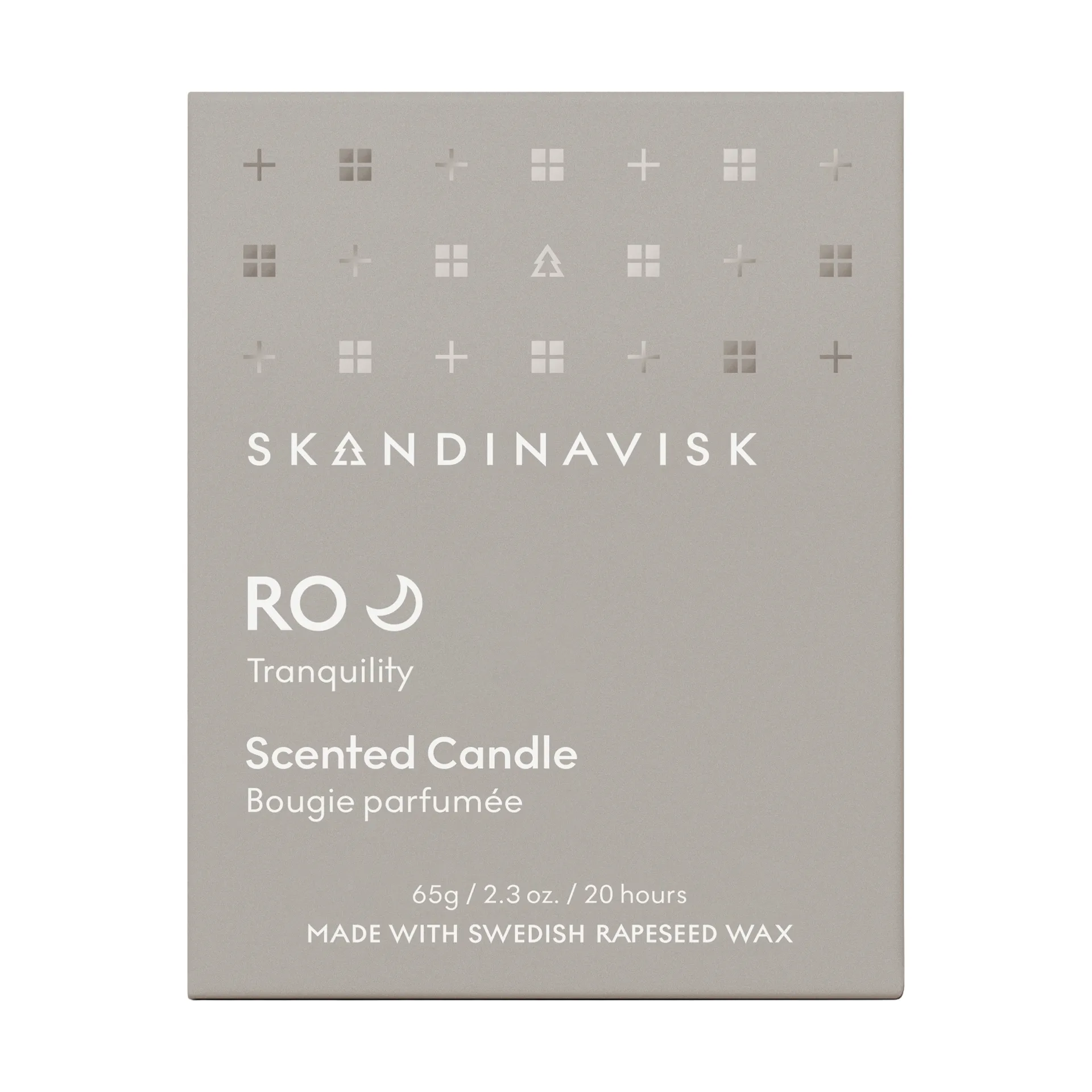 Ro duftlys med lokk, 65 g Skandinavisk