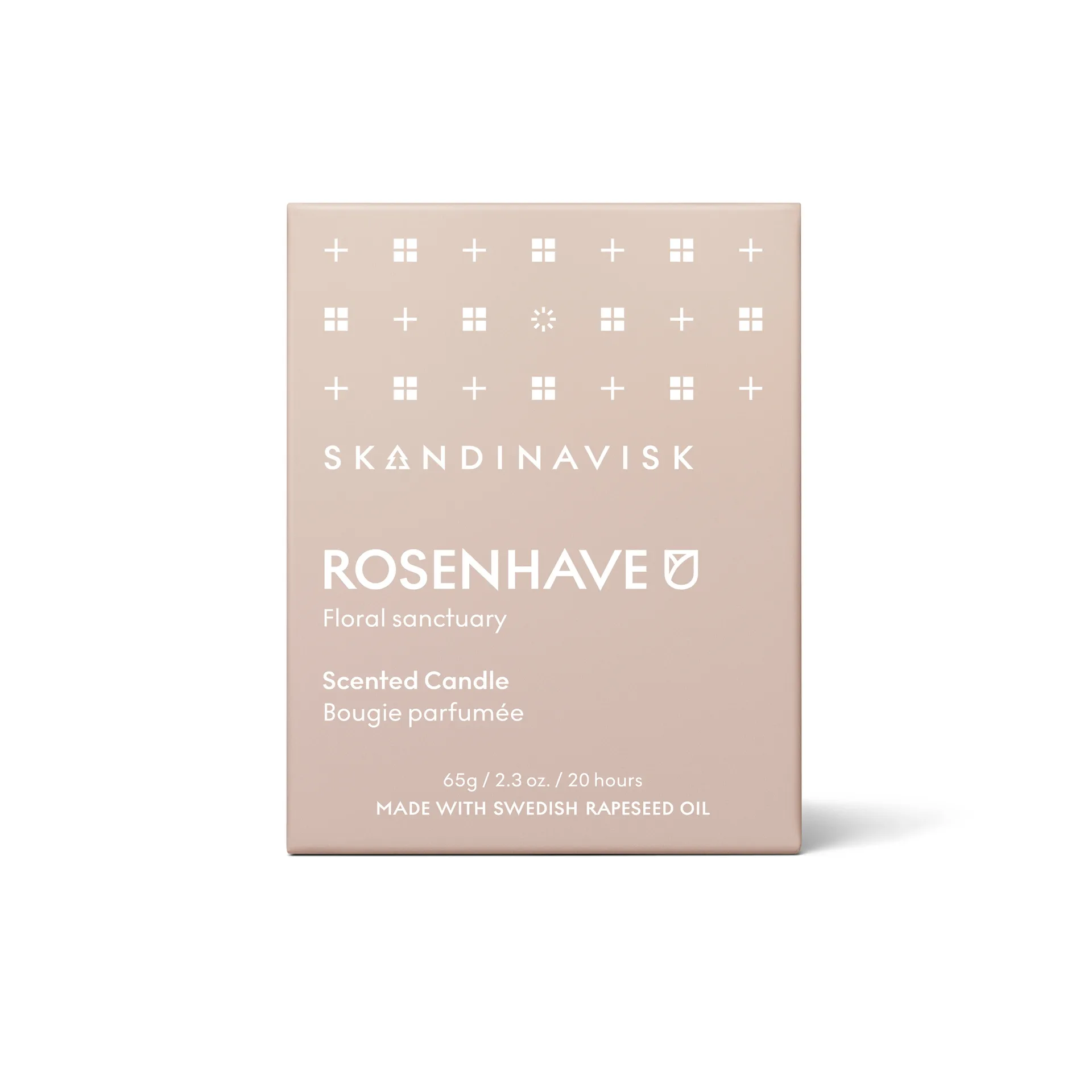 Rosenhave duftlys med lokk, 65 g Skandinavisk