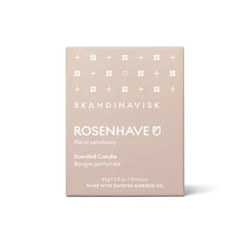 Rosenhave duftlys med lokk - 65 g - Skandinavisk