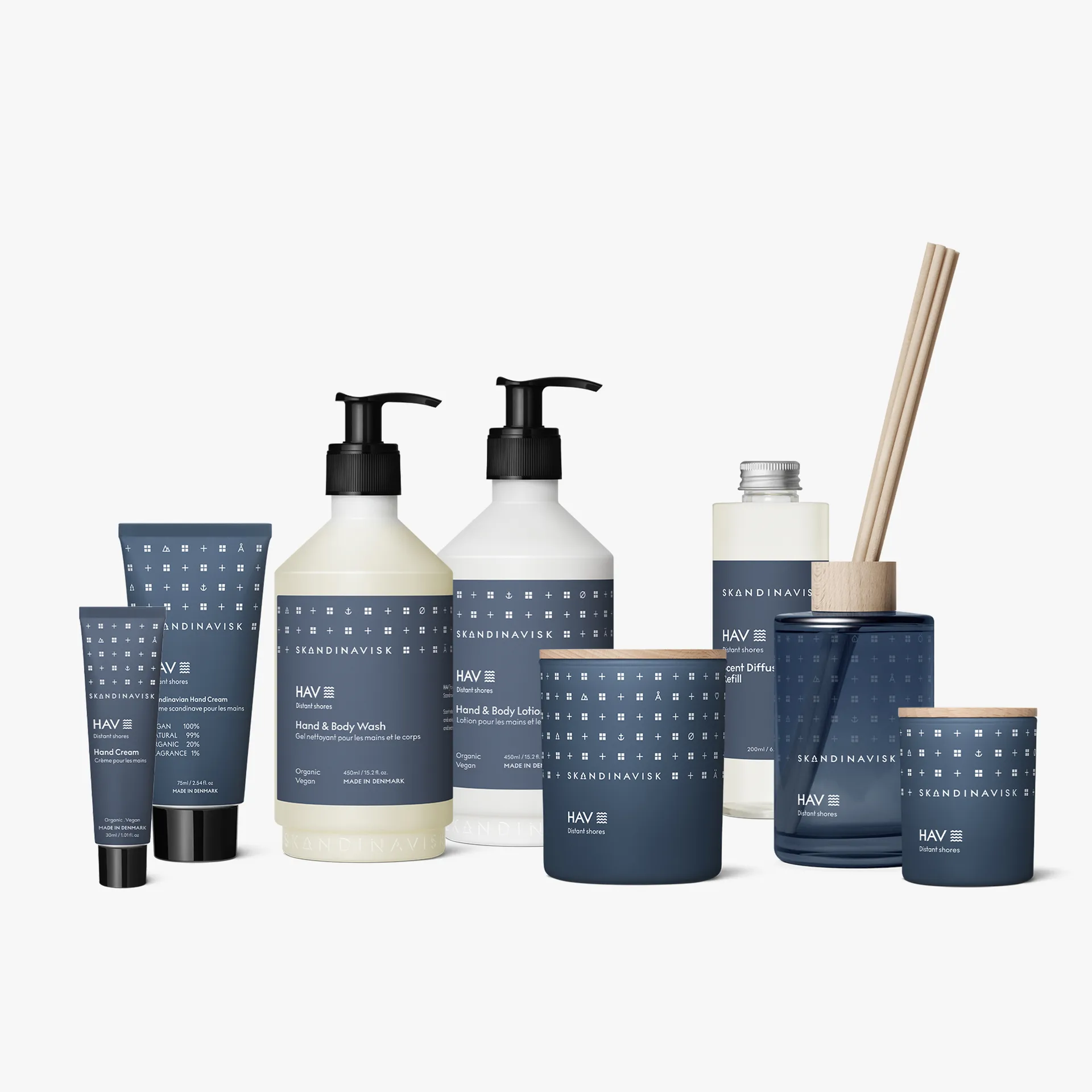 Skandinavisk refill til duftpinner 200 ml, Hav Skandinavisk