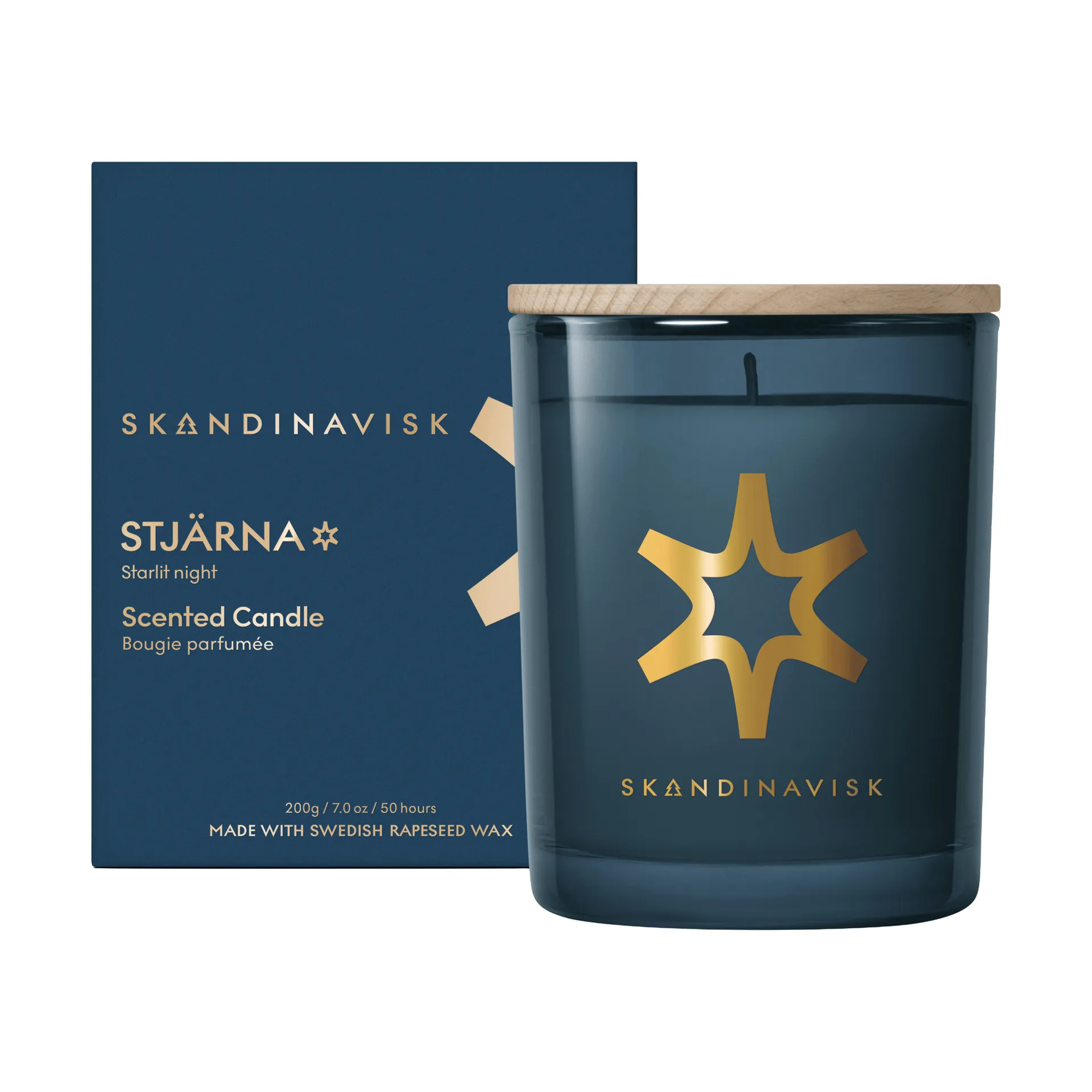 Stjerne Gold Symbol duftlys, 200 g Skandinavisk