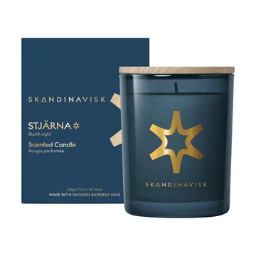 Stjerne Gold Symbol duftlys - 200 g - Skandinavisk