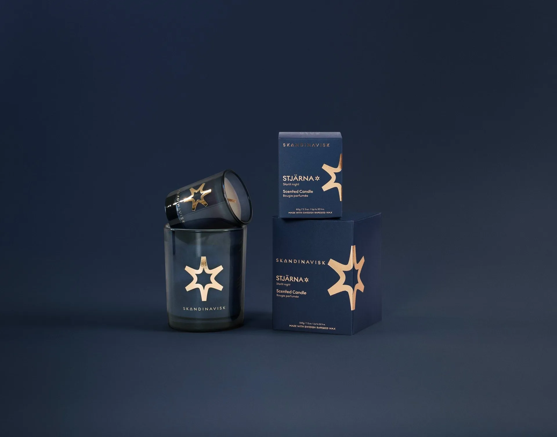 Stjerne Gold Symbol duftlys, 65 g Skandinavisk