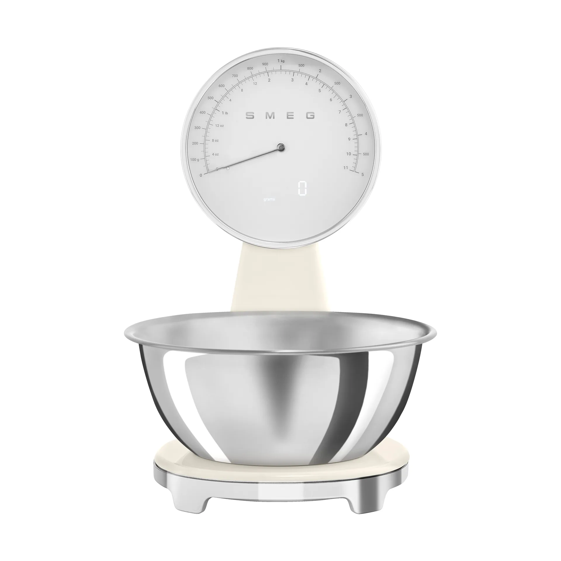 Smeg 50's Style analog kjøkkenvekt, Creme Smeg