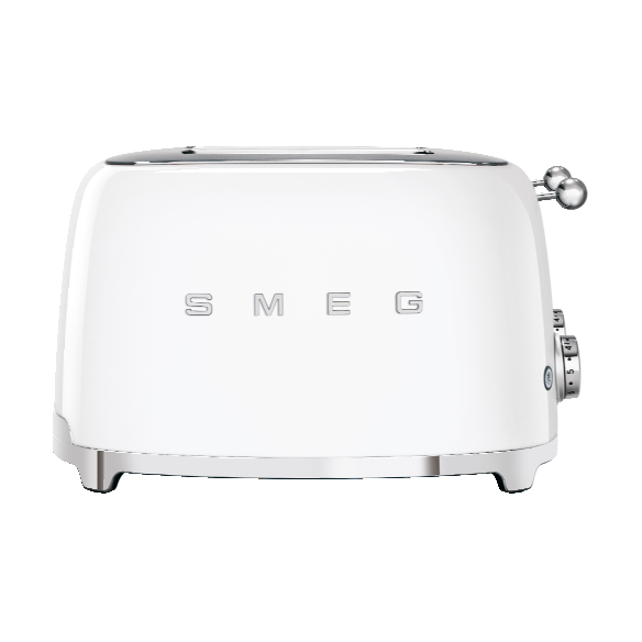 SMEG - Brødrister TSF03 4 skiver kvadratisk hvit