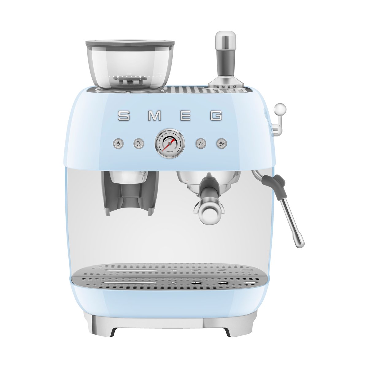 Smeg Smeg 50's Style espressomaskin med kaffekvern Pastellblå