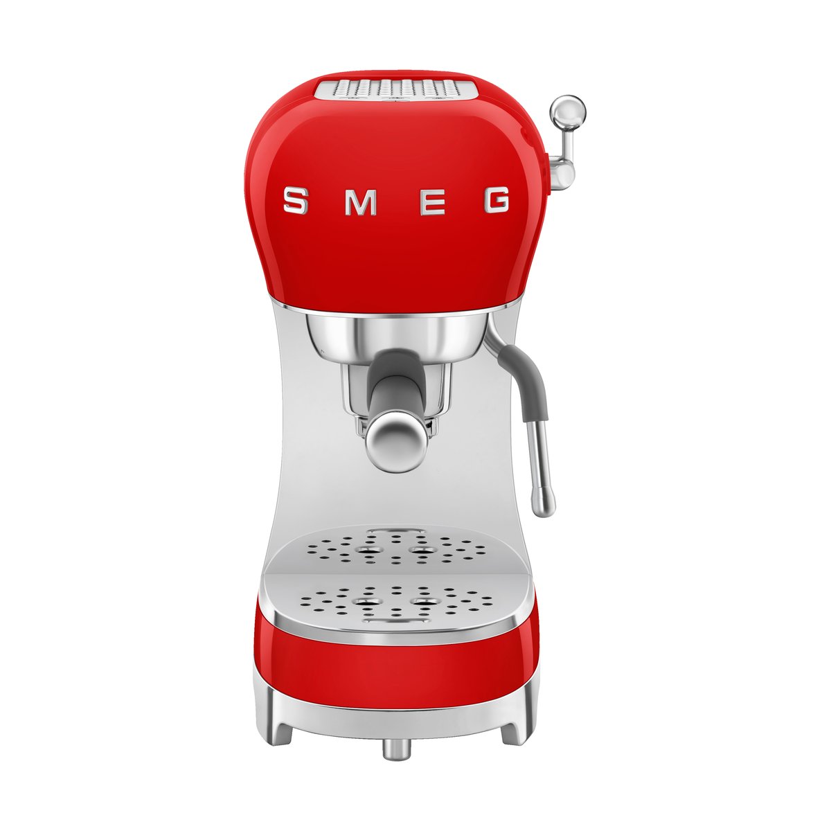 Smeg - Smeg Espresso Manual Coffee Machine Red ECF02RDEU - Kaffemaskiner & kaffebryggere - deepdesign - Rød