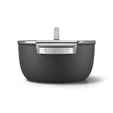 Smeg 50's style gryte keramisk Ø24 cm - Black - Smeg