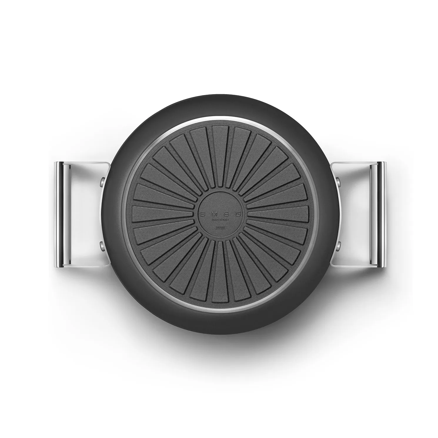 Smeg 50's style gryte keramisk Ø24 cm, Black Smeg