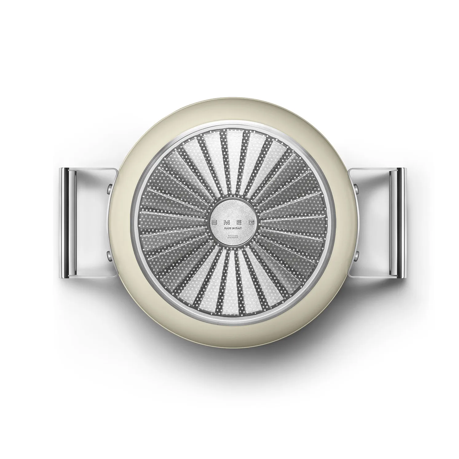 Smeg 50's style gryte keramisk Ø24 cm, Cream Smeg