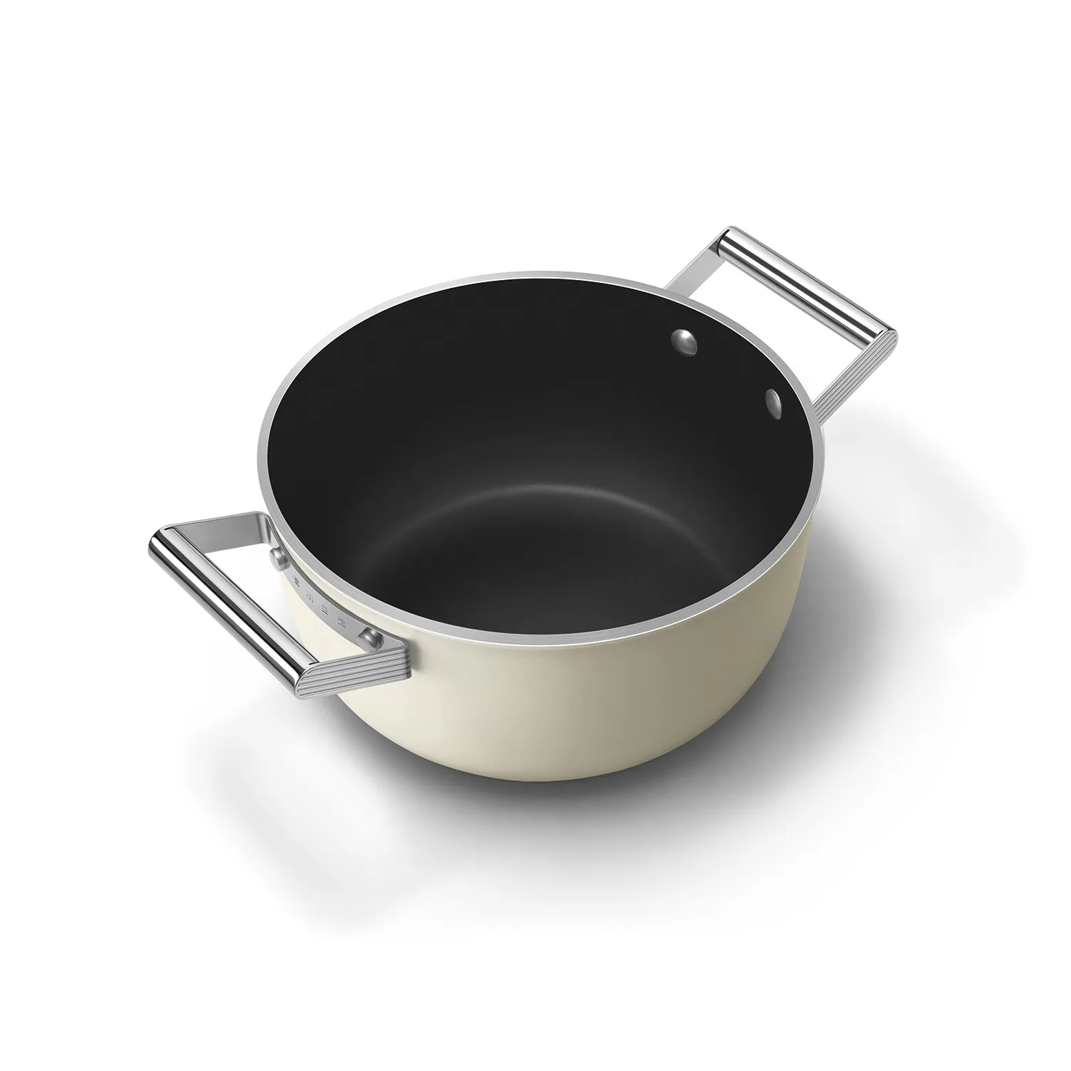 Smeg 50's style gryte keramisk Ø24 cm, Cream Smeg