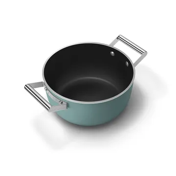 Smeg 50's style gryte keramisk Ø24 cm - Emerald green - Smeg