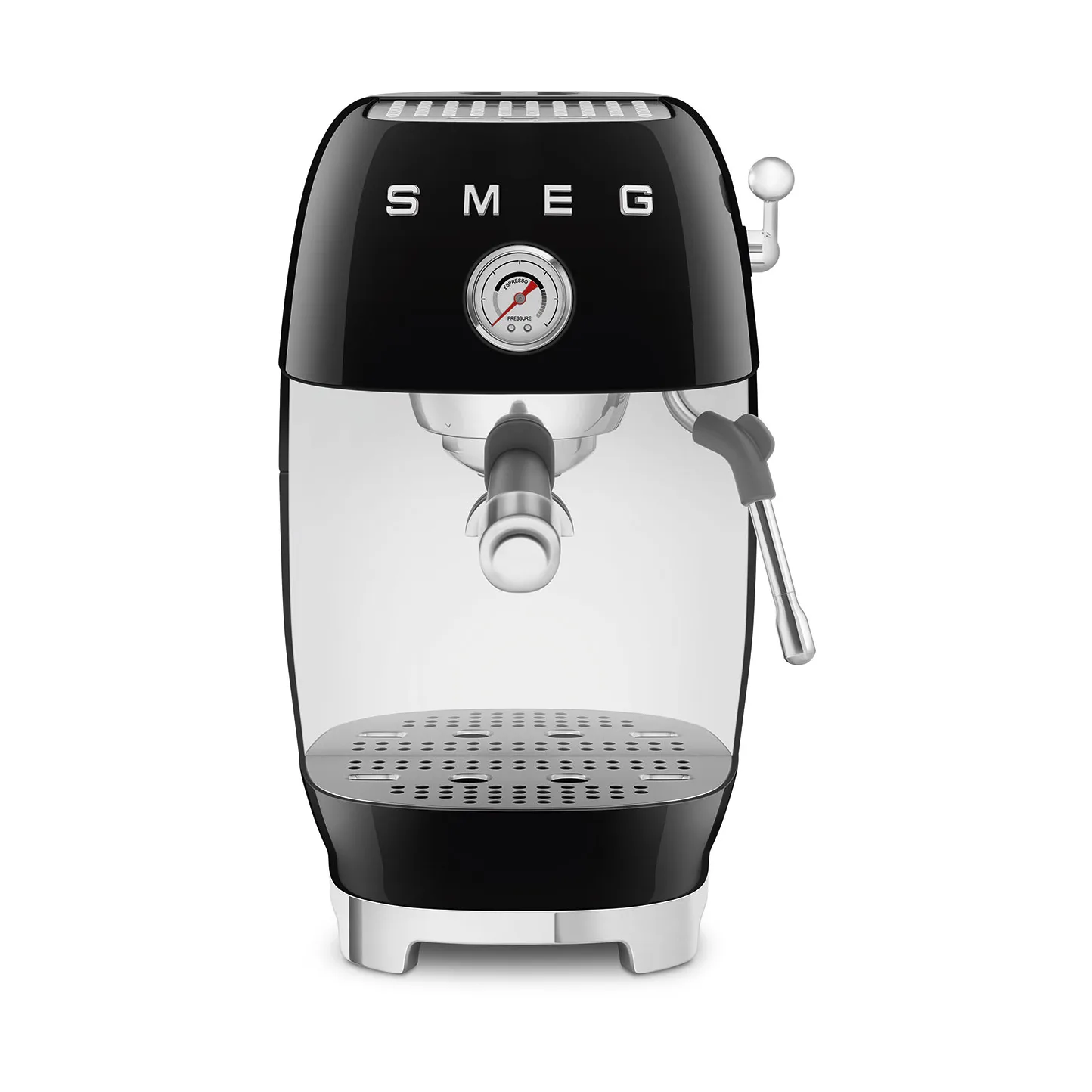 Smeg 50's style halvautomatisk espressomaskin ECF03, Black Smeg