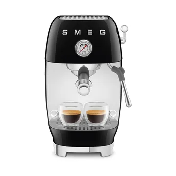 Smeg 50's style halvautomatisk espressomaskin ECF03 - Black - Smeg