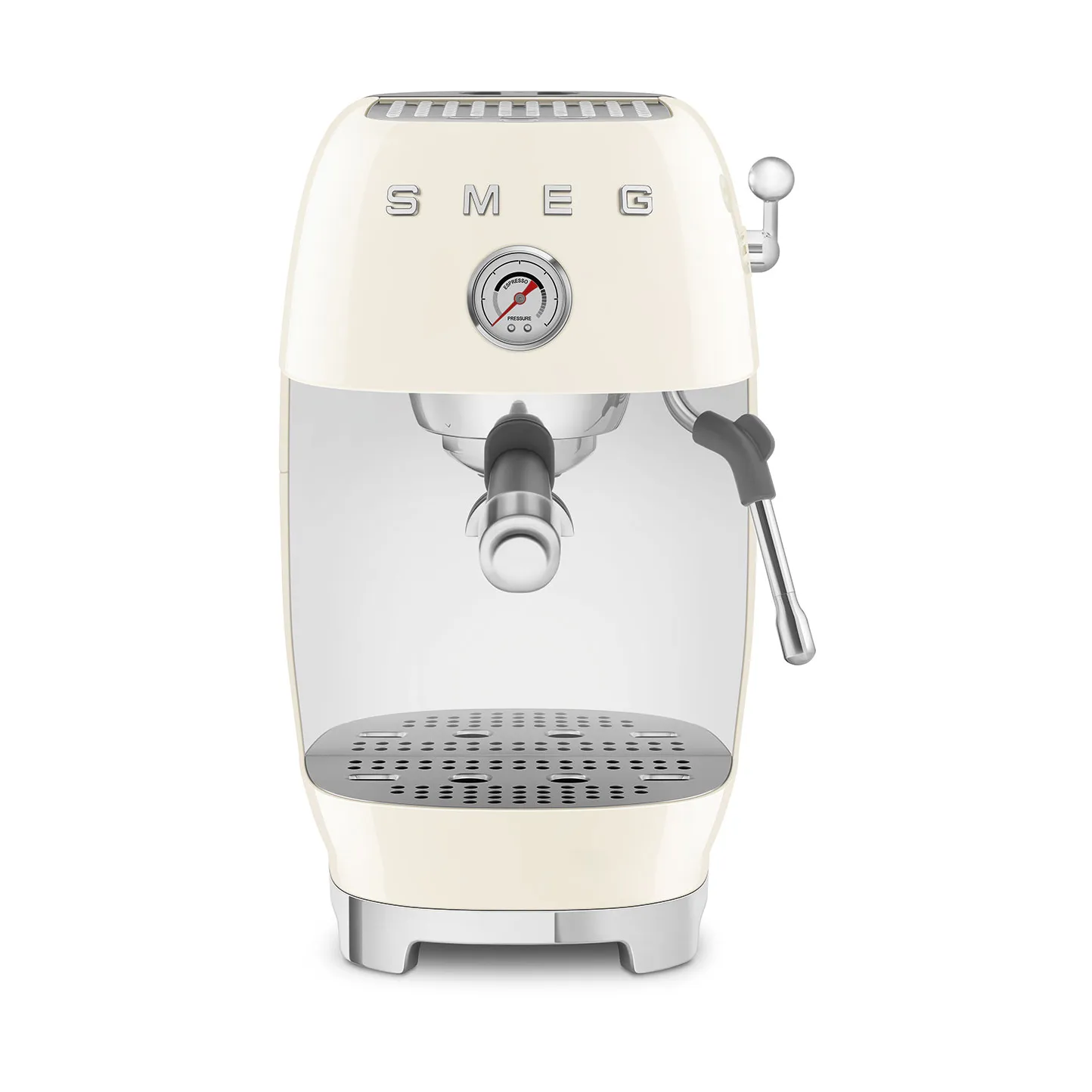 Smeg 50's style halvautomatisk espressomaskin ECF03, Cream Smeg