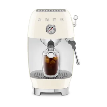 Smeg 50's style halvautomatisk espressomaskin ECF03 - Cream - Smeg