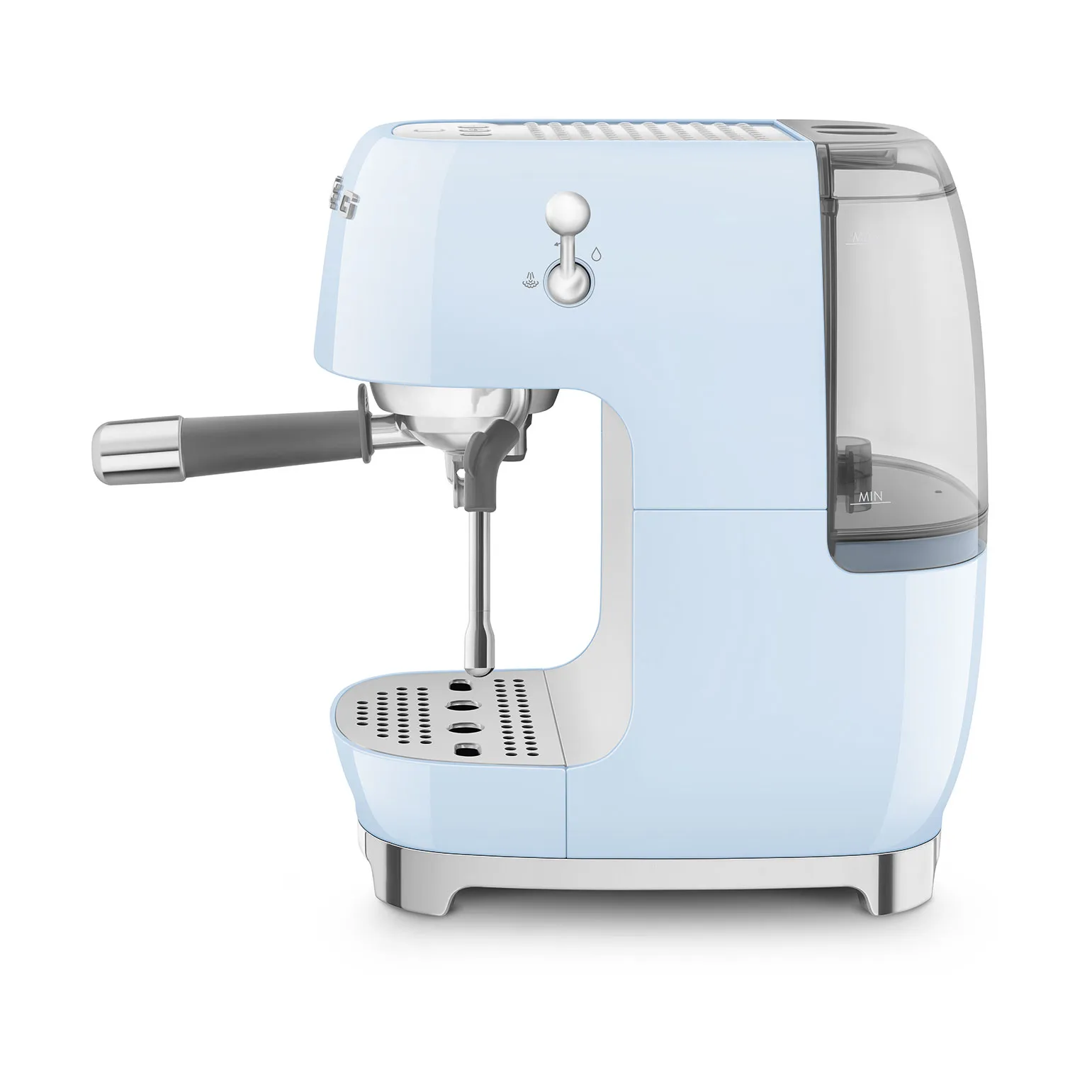 Smeg 50's style halvautomatisk espressomaskin ECF03, Pastel blue Smeg