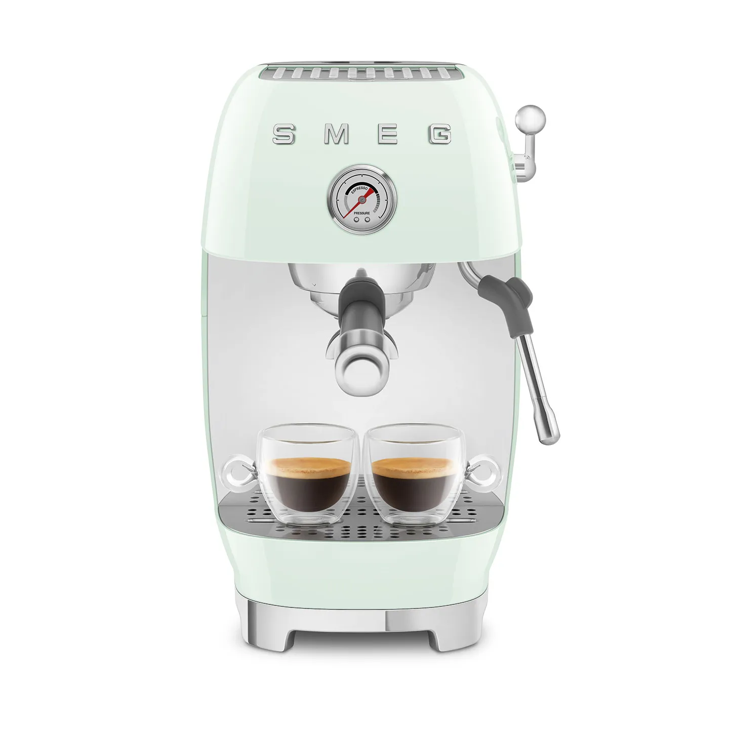 Smeg 50's style halvautomatisk espressomaskin ECF03, Pastel green Smeg