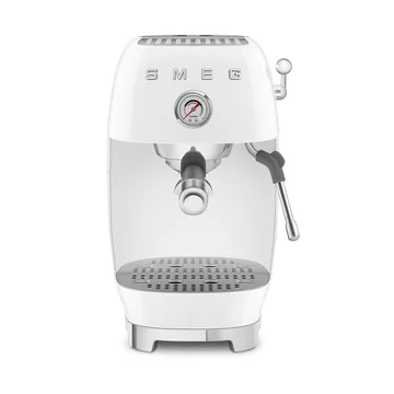 Smeg 50's style halvautomatisk espressomaskin ECF03 - White - Smeg