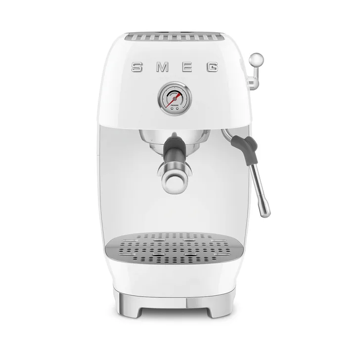 Smeg 50's style halvautomatisk espressomaskin ECF03 - White - Smeg