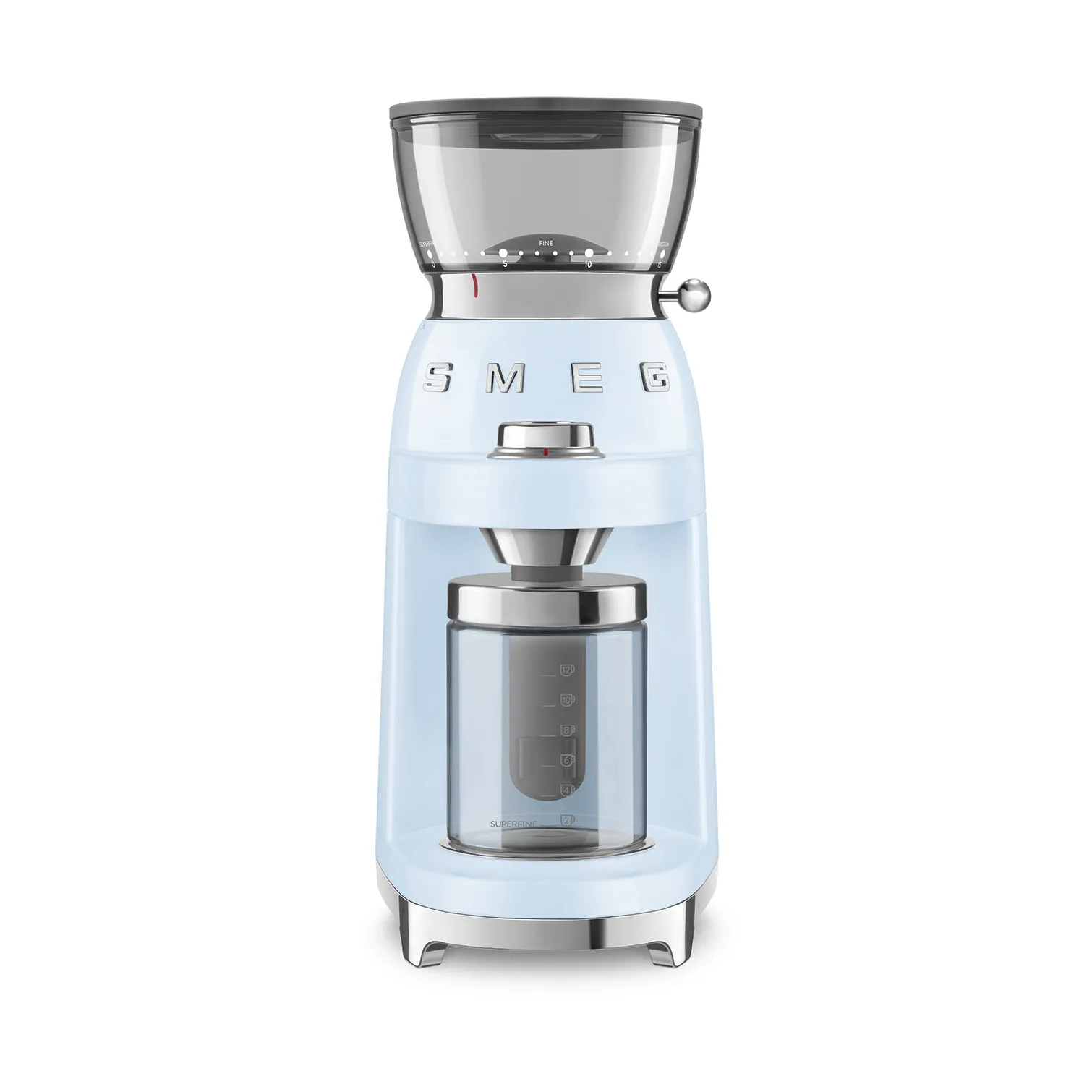 Smeg 50's style kaffekvern CGF03, Pastel blue Smeg