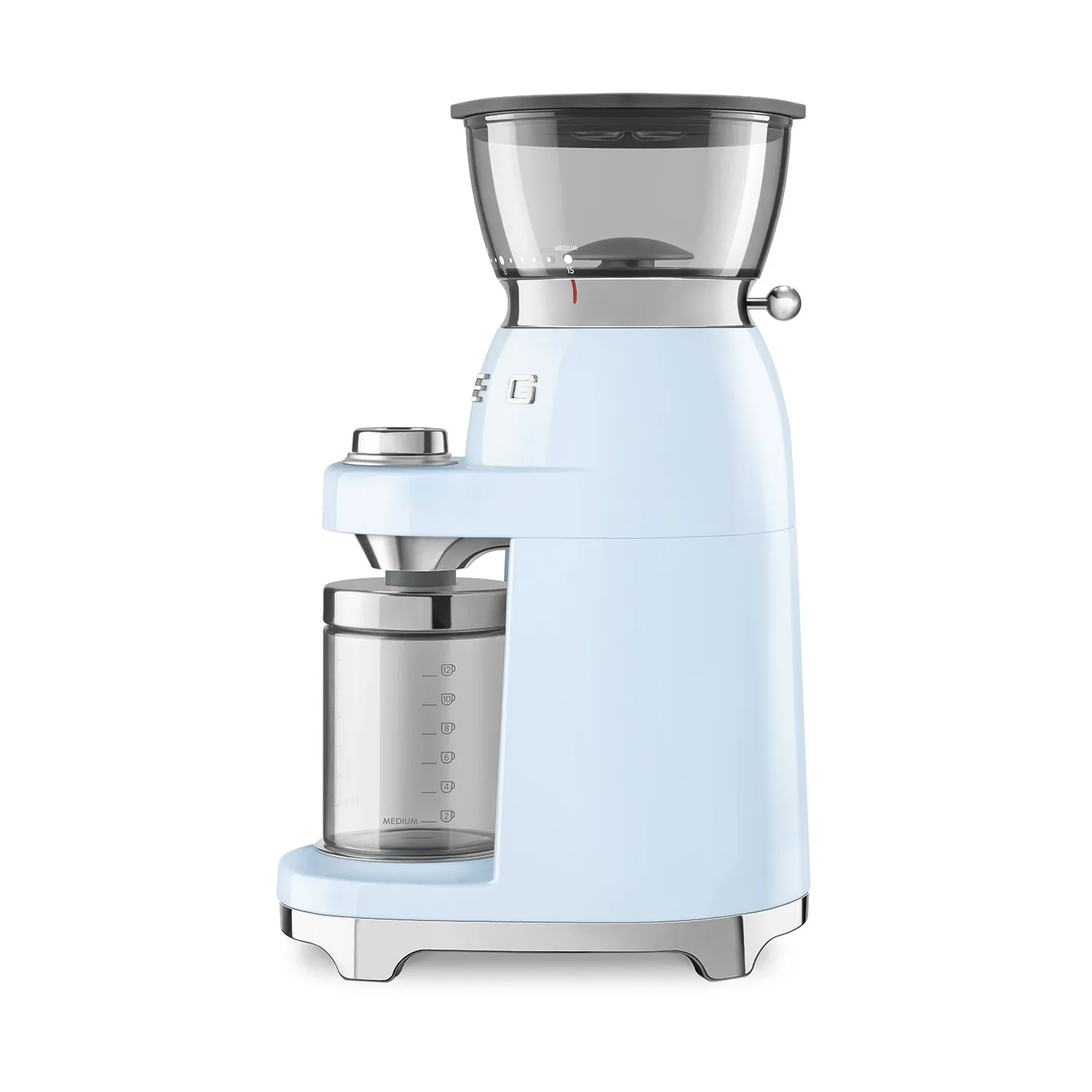 Smeg 50's style kaffekvern CGF03, Pastel blue Smeg