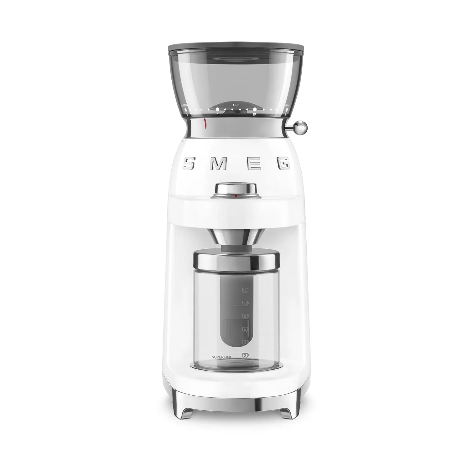 Smeg 50's style kaffekvern CGF03, White Smeg