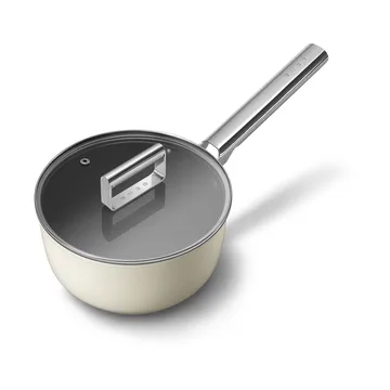 Smeg 50's style kasserolle keramisk Ø20 cm - Cream - Smeg