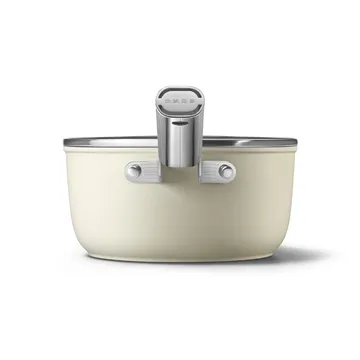Smeg 50's style kasserolle keramisk Ø20 cm - Cream - Smeg