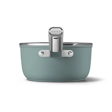 Smeg 50's style kasserolle keramisk Ø20 cm - Emerald green - Smeg