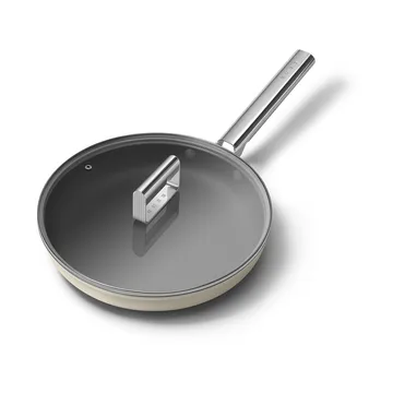 Smeg 50's style keramisk stekepanne Ø20 cm - Cream - Smeg