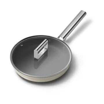 Smeg 50's style keramisk stekepanne Ø24 cm - Cream - Smeg