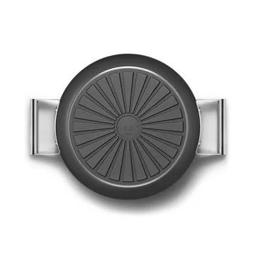 Smeg 50's style keramisk traktørpanne med lokk Ø28 cm - Black - Smeg