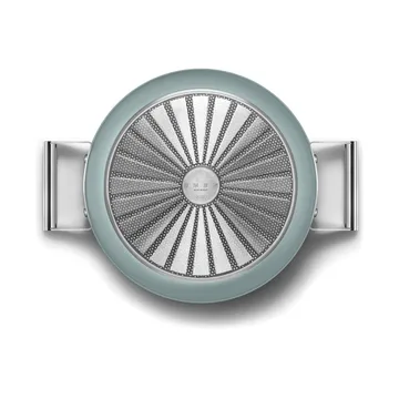 Smeg 50's style keramisk traktørpanne med lokk Ø28 cm - Emerald green - Smeg