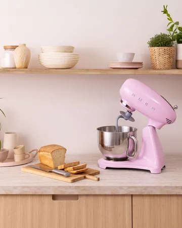 Smeg 50's style kjøkkenmaskin - Rosa, 1000 W, 4,8 l - Smeg