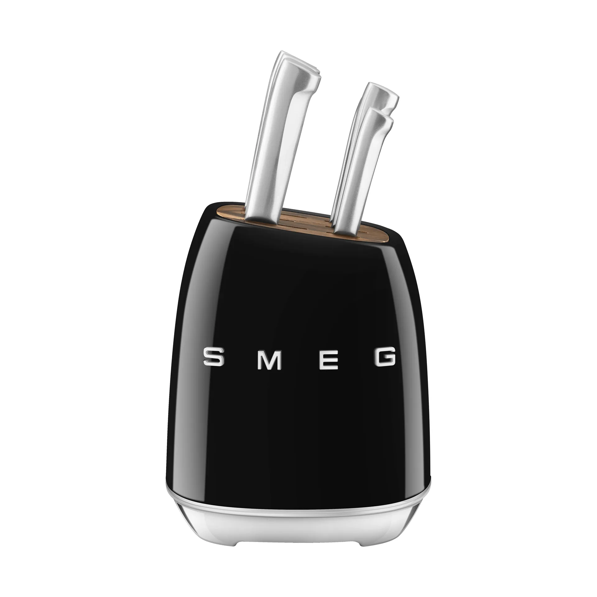 Smeg 50's Style knivsett 7 deler, Black Smeg