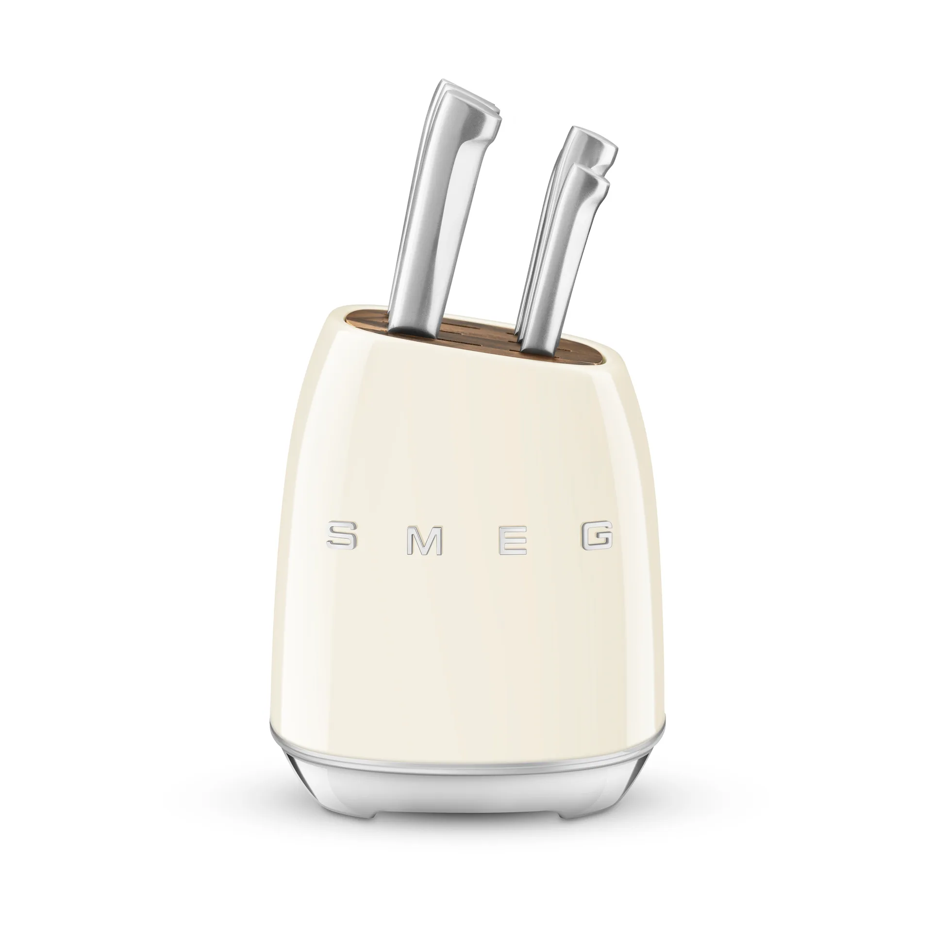 Smeg 50's Style knivsett 7 deler, Creme Smeg
