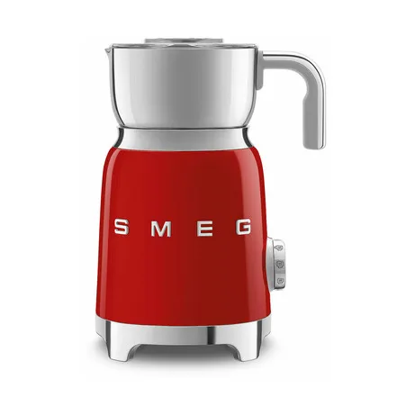 Smeg 50's Style melkeskummer 60 cl, Rød Smeg