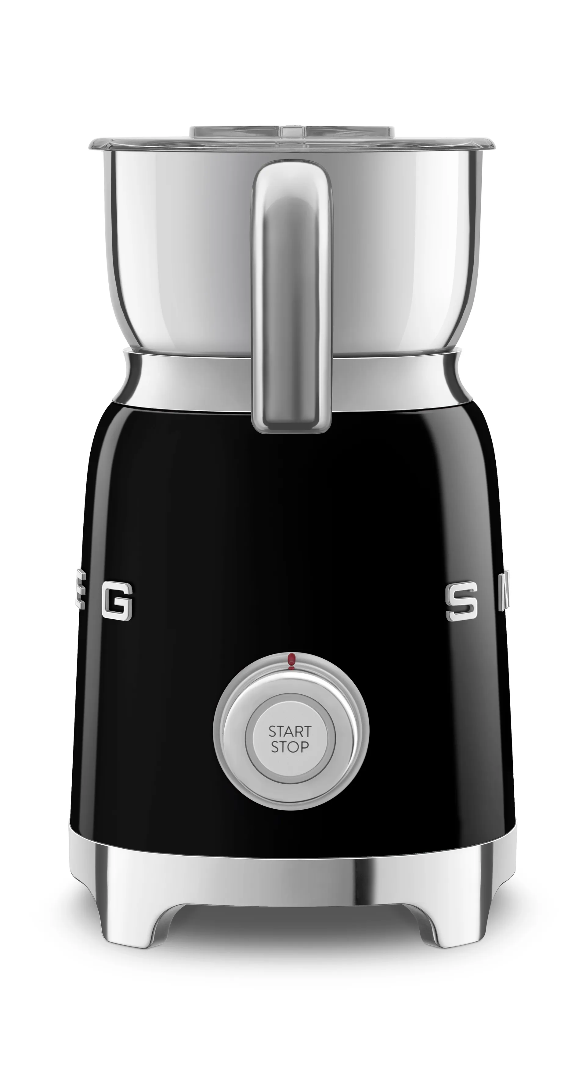 Smeg 50's Style melkeskummer 60 cl, Svart Smeg