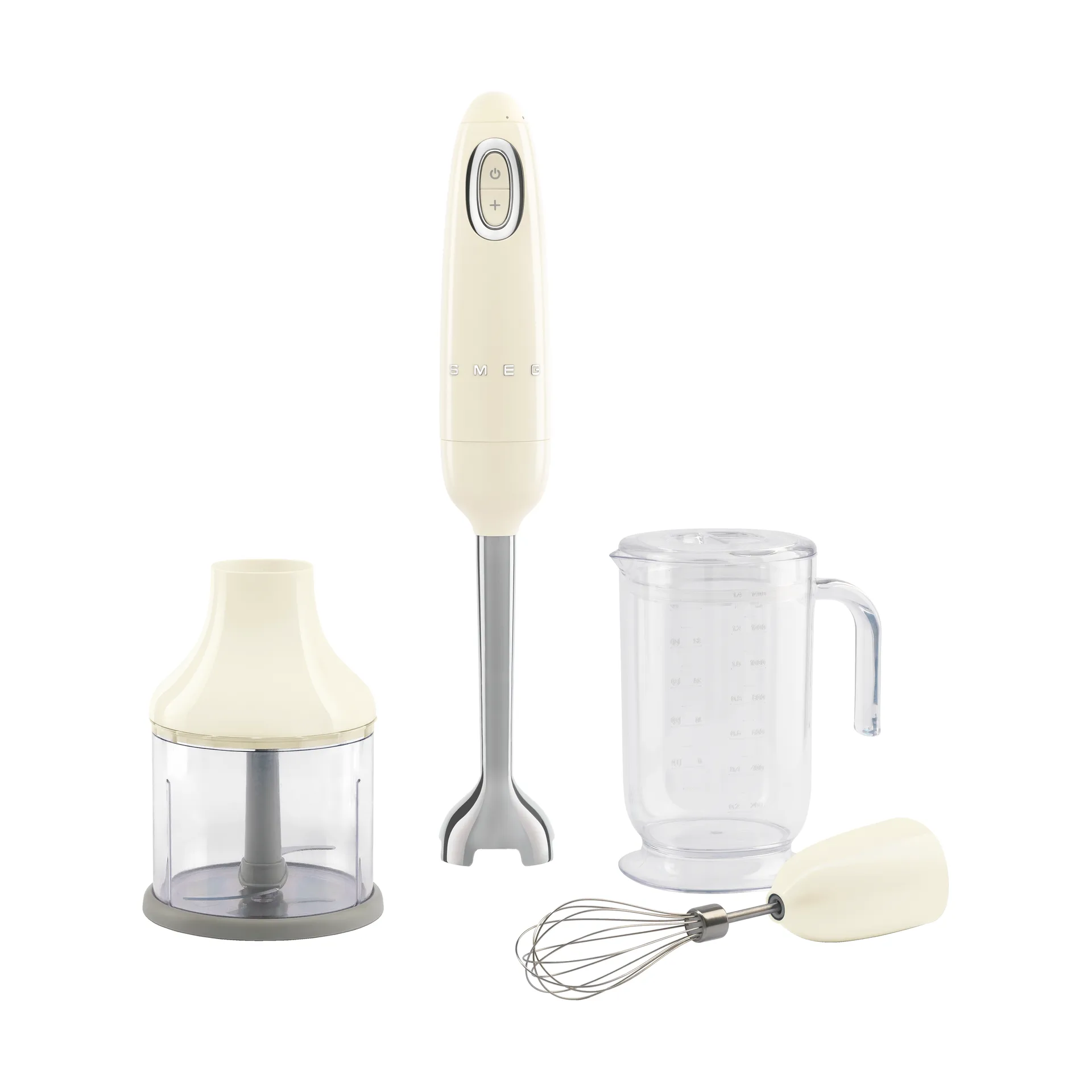 Smeg 50's Style stavmikser sett 4 deler, Creme Smeg