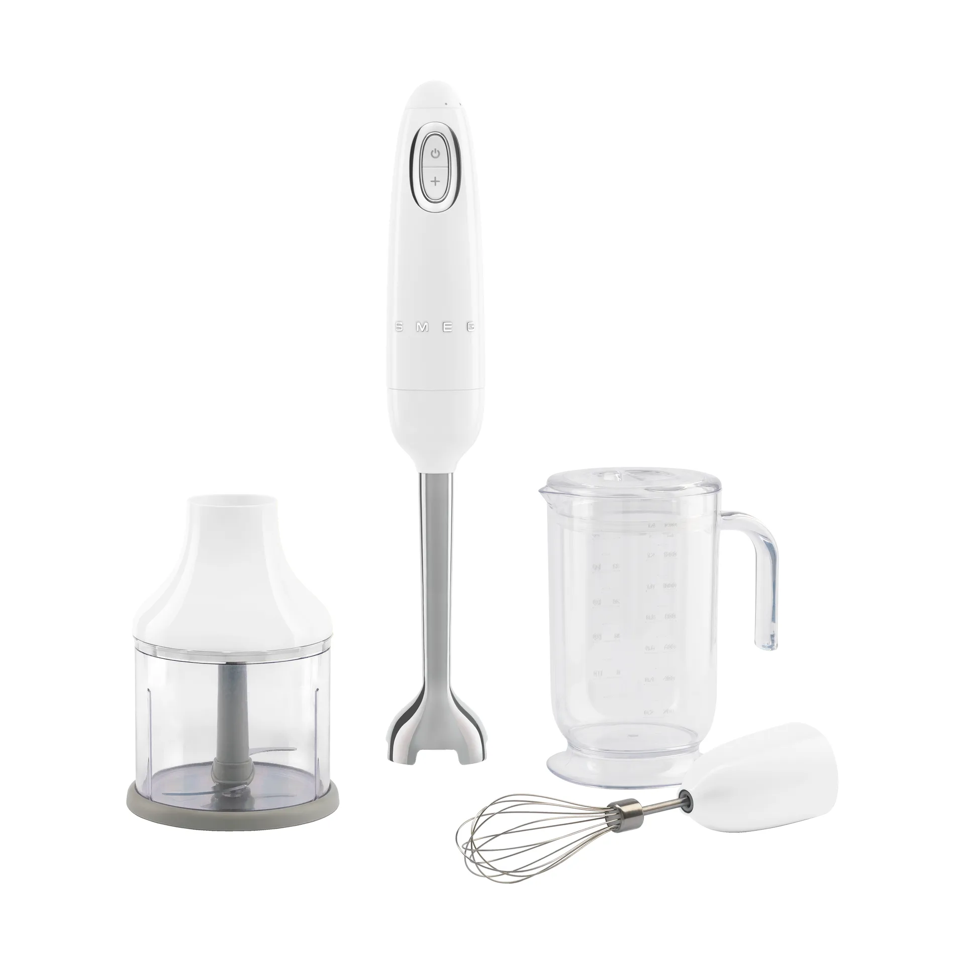 Smeg 50's Style stavmikser sett 4 deler, White Smeg