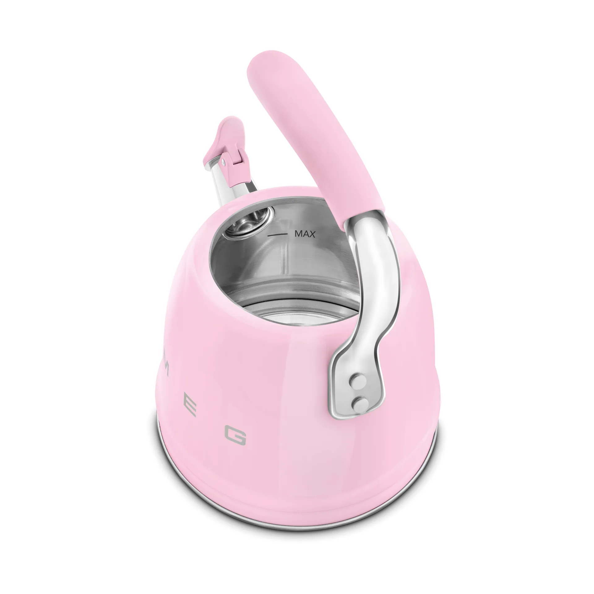 Smeg 50's Style Vannkoker med fløyte, Pink Smeg