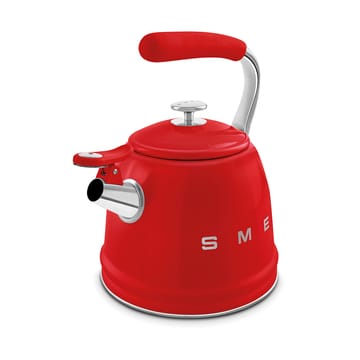 Smeg 50's Style Vannkoker med fløyte - Red - Smeg