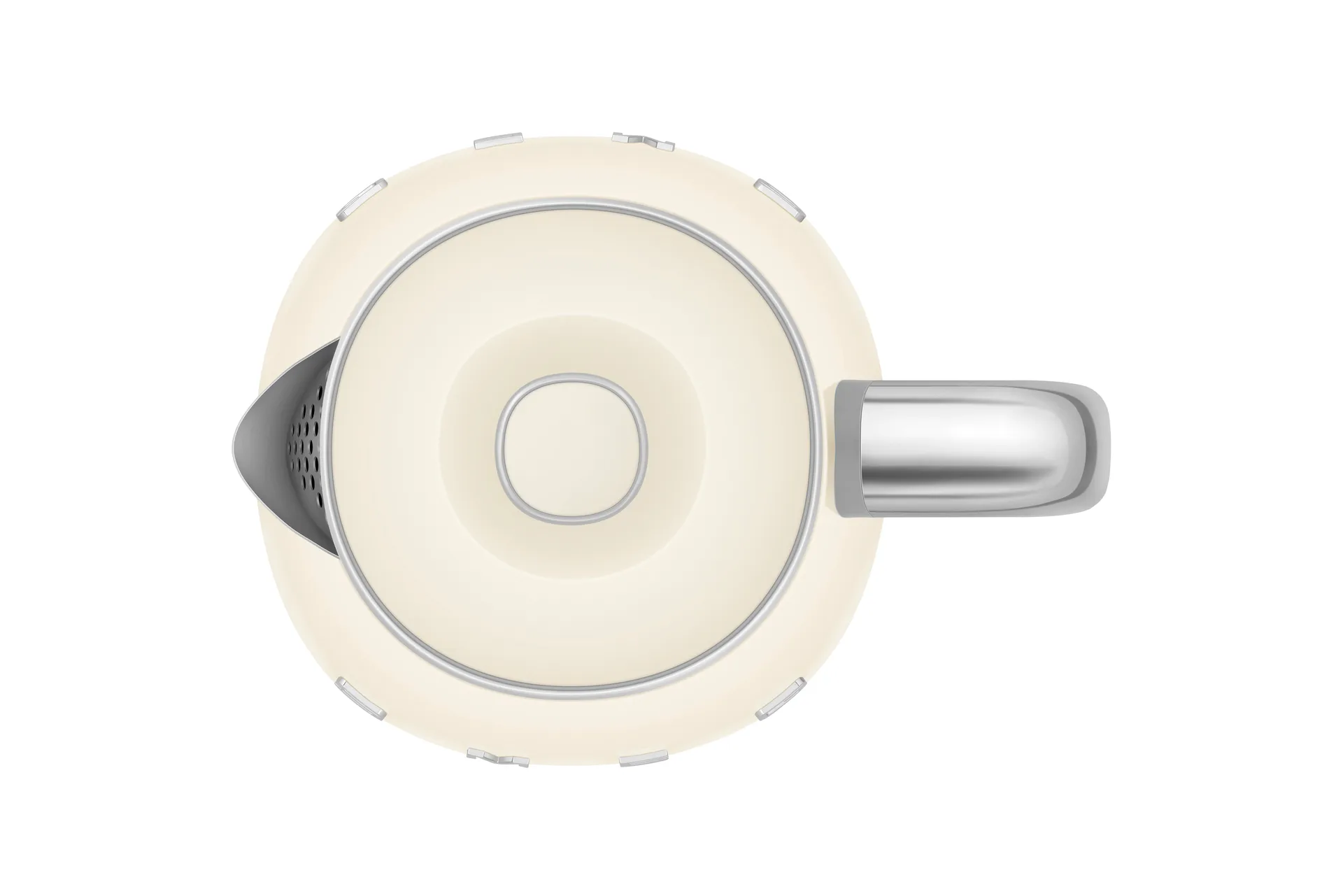 Smeg 50's Style vannkoker mini 0,8 L, Creme (hvit) Smeg