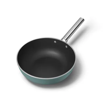 Smeg 50's style wokpanne keramisk Ø30 cm - Emerald green - Smeg
