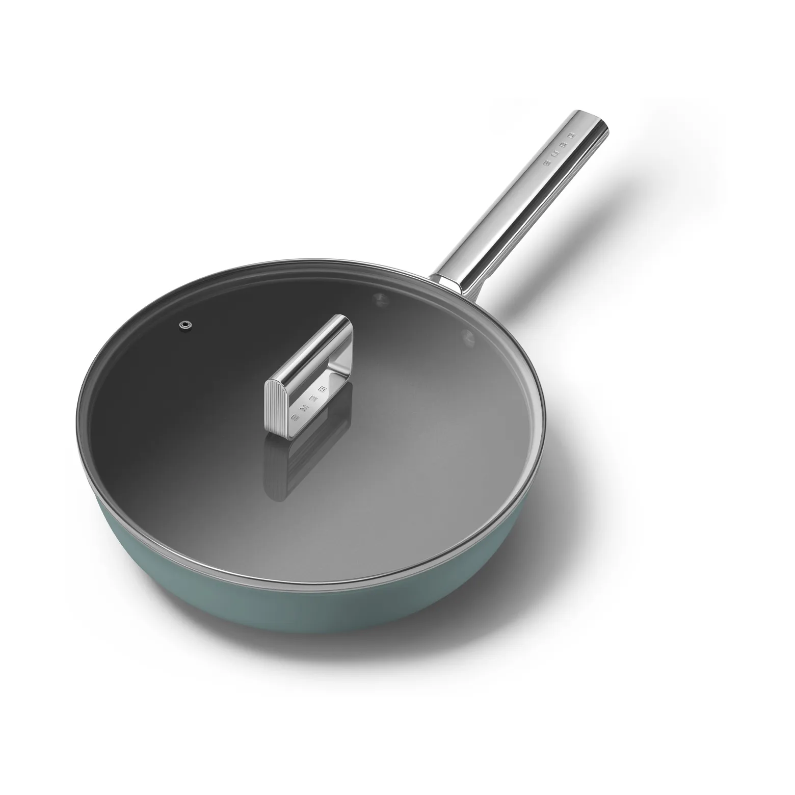 Smeg 50's style wokpanne keramisk Ø30 cm, Emerald green Smeg