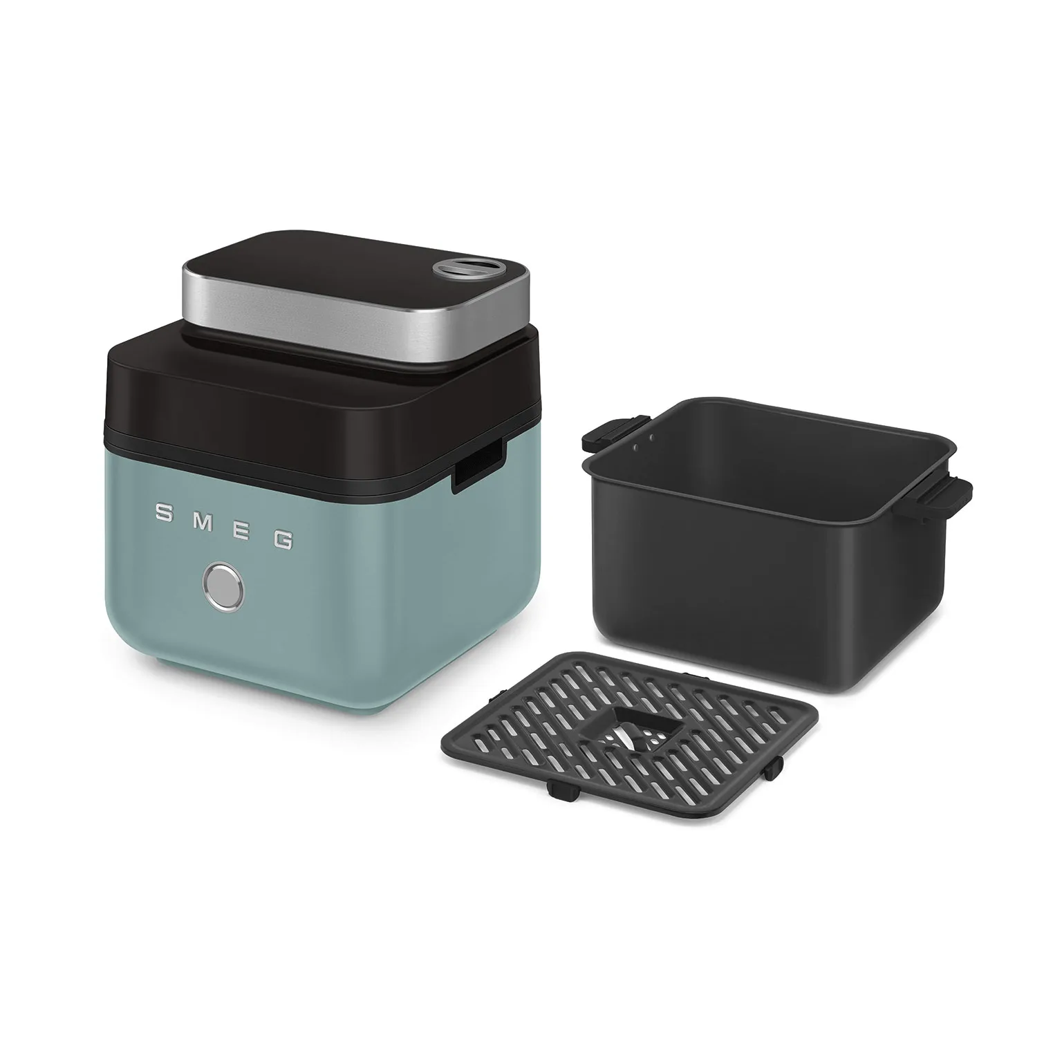Smeg Air Fryer, Emerald green matt Smeg