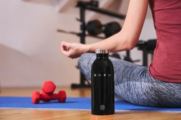 Smeg Clima termoflaske - Svart, 0,5 L - Smeg