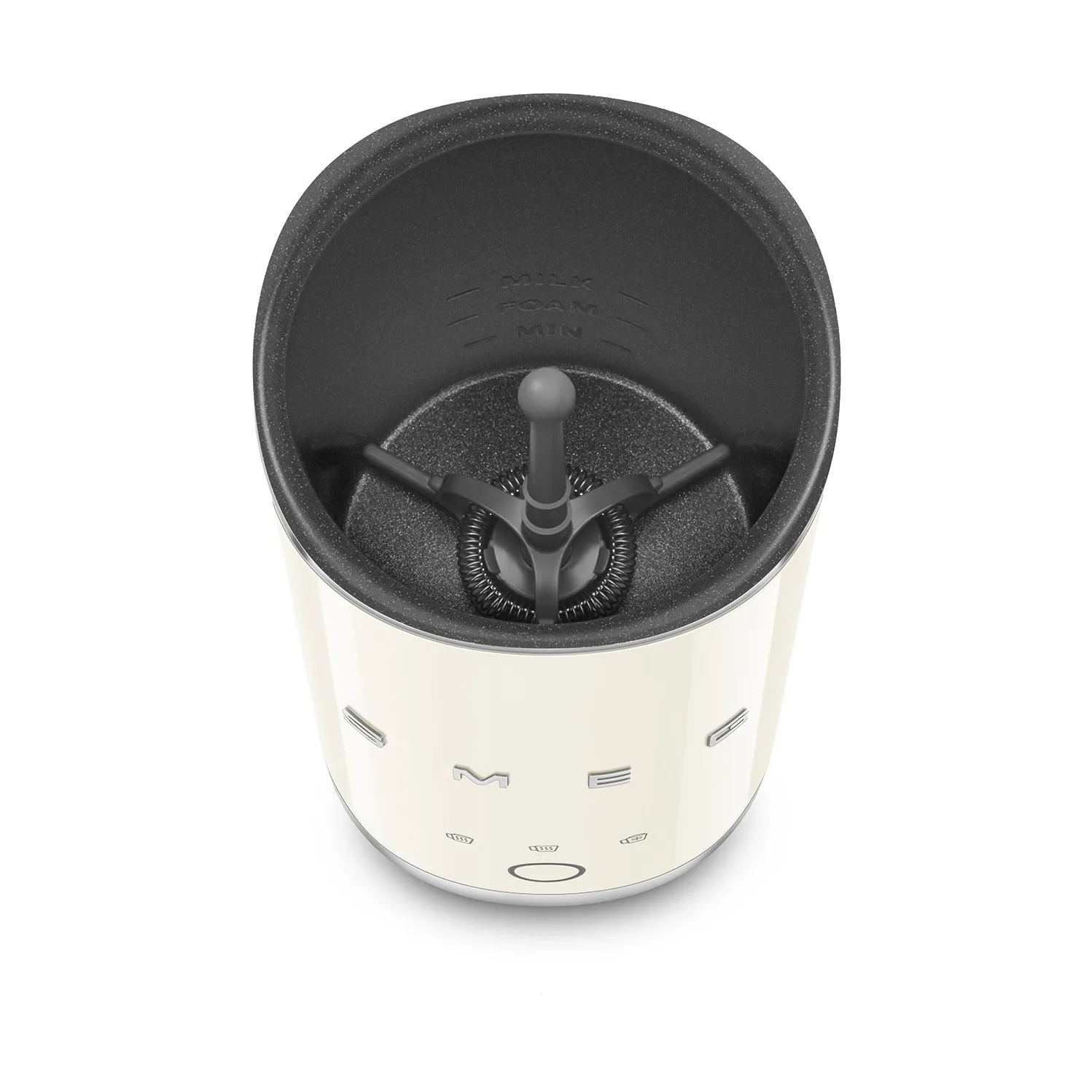 Smeg elektrisk mini melkeskummer MFF02, Cream Smeg