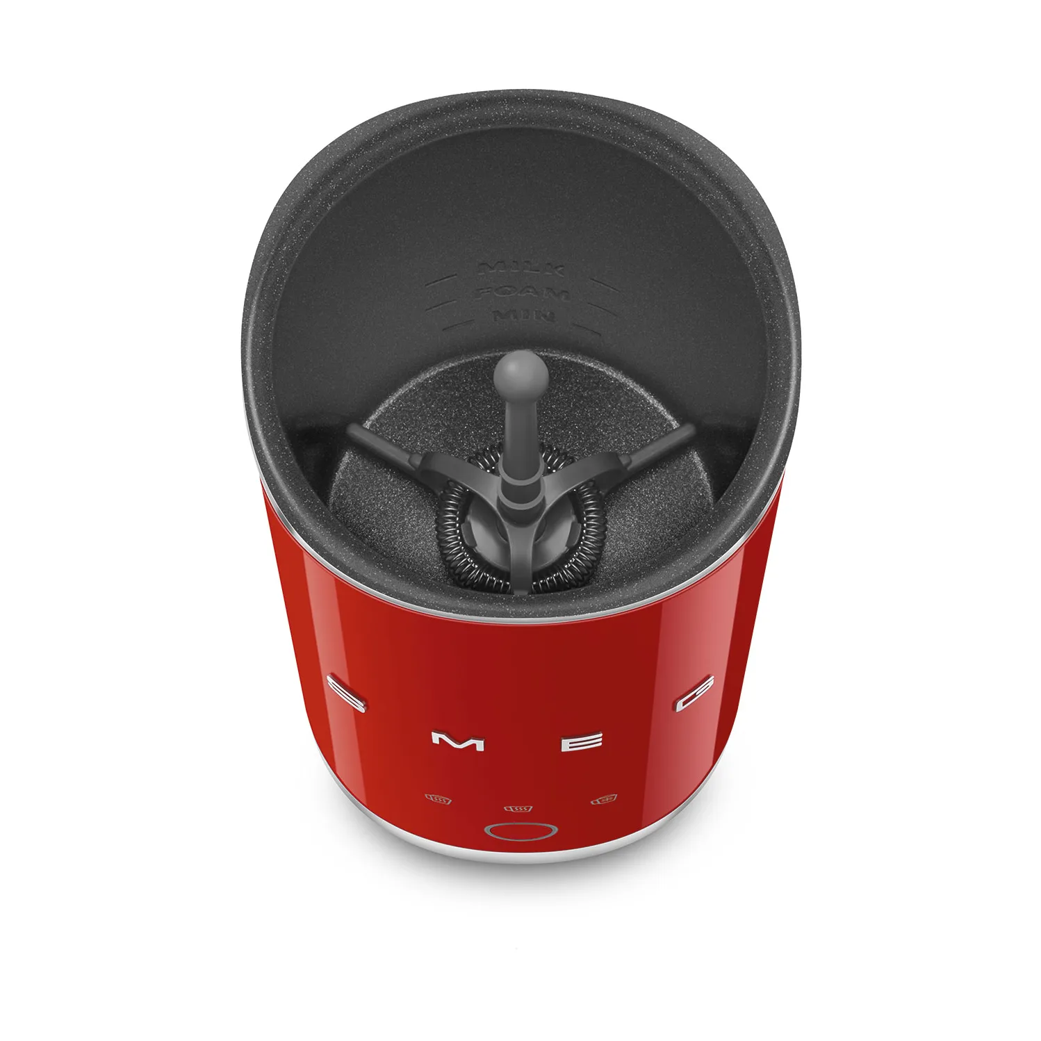 Smeg elektrisk mini melkeskummer MFF02, Red Smeg